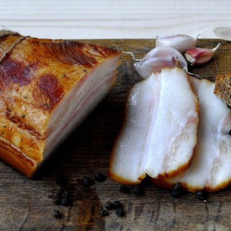 HOT SMOKED UKRAINIAN SALO / PORK FAT