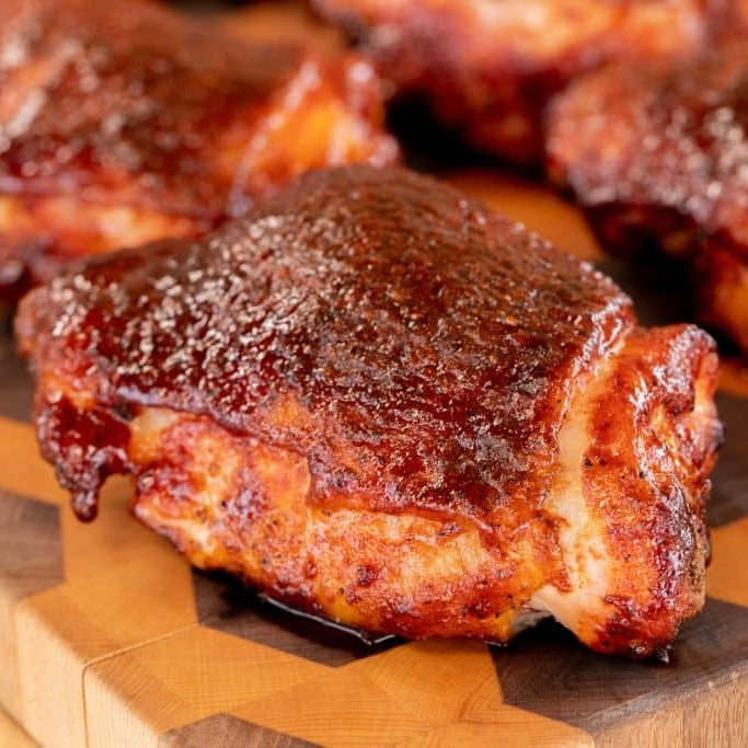 HOT SMOKED CHICKEN THIGHS